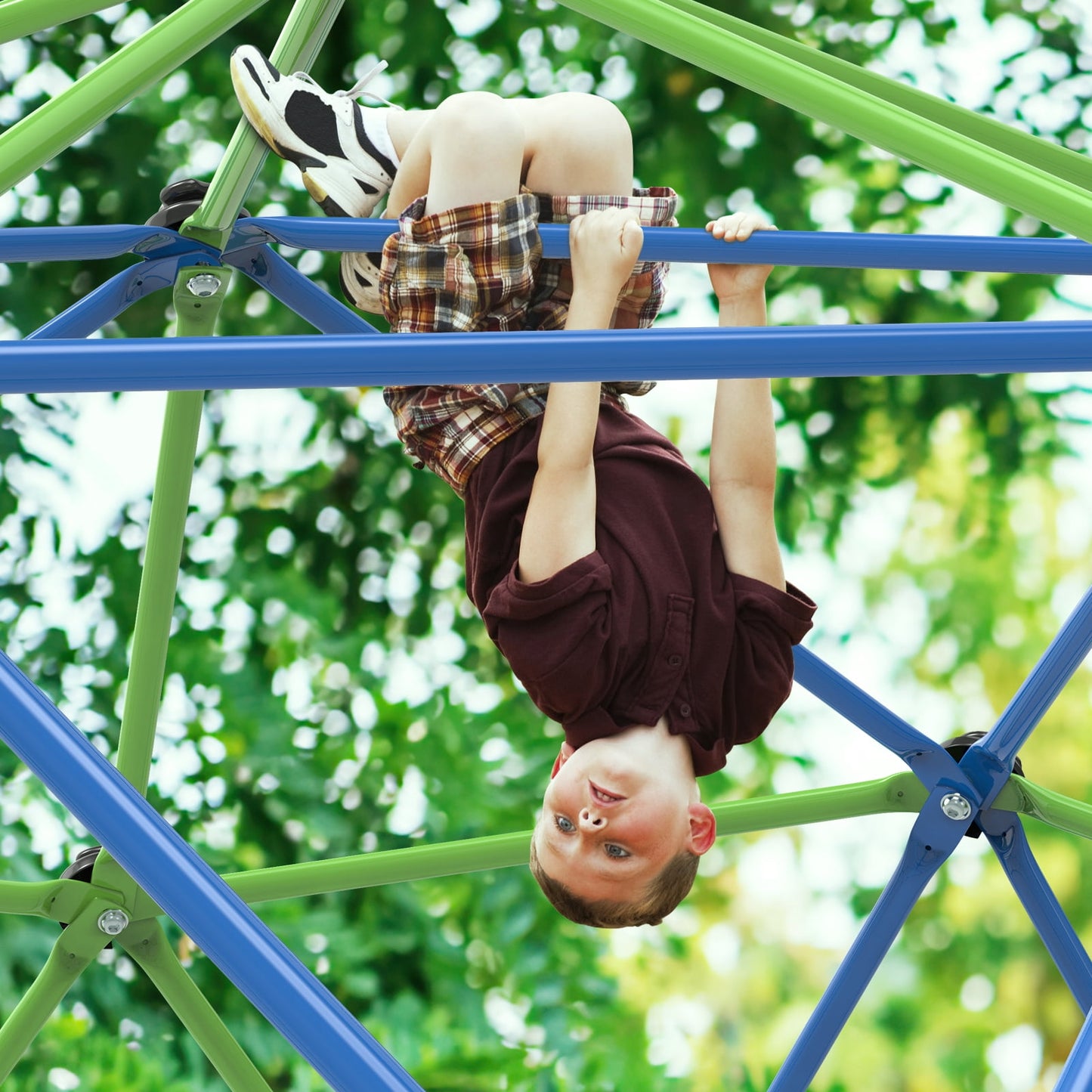 WOSTOO 10FT Climbing Dome,Kids Dome Climber Jungle Gym Outdoor Toddler Play Set for Kids 3-10 Year Outdoor Play , Supports up to 880lbs