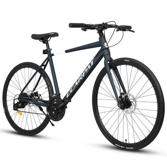 Ecarpat 24-Speed Road Bike with L-TWOO Disc Brakes, Lightweight Aluminum Frame for Racing and Urban Commuting, Perfect for Men and Women