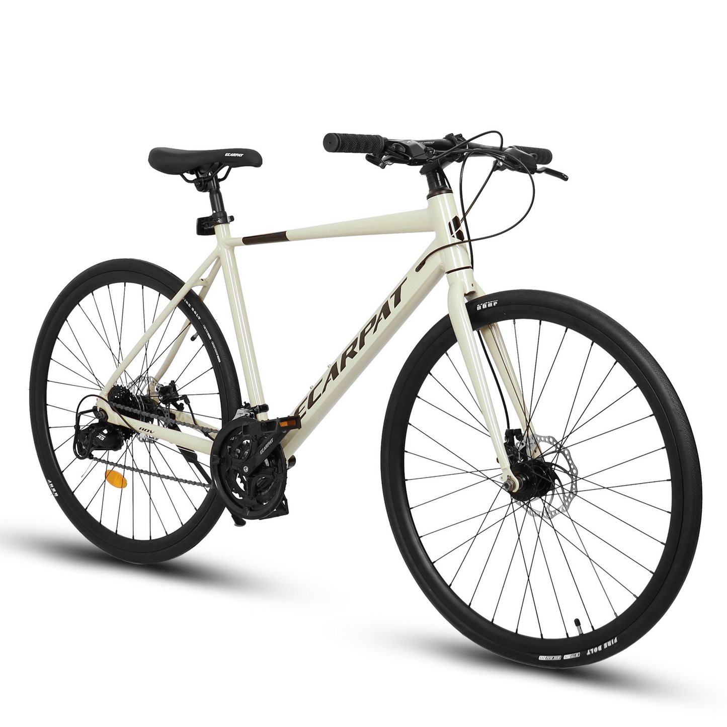 Ecarpat 24-Speed Road Bike with L-TWOO Disc Brakes, Lightweight Aluminum Frame for Racing and Urban Commuting, Perfect for Men and Women