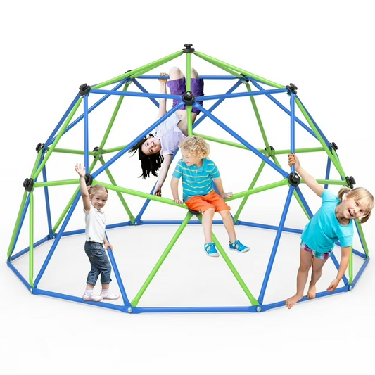 10FT Climbing Dome,Kids Dome Climber Jungle Gym Outdoor Toddler Play Set for Kids 3-10 Year Outdoor Play , Supports up to 880lbs