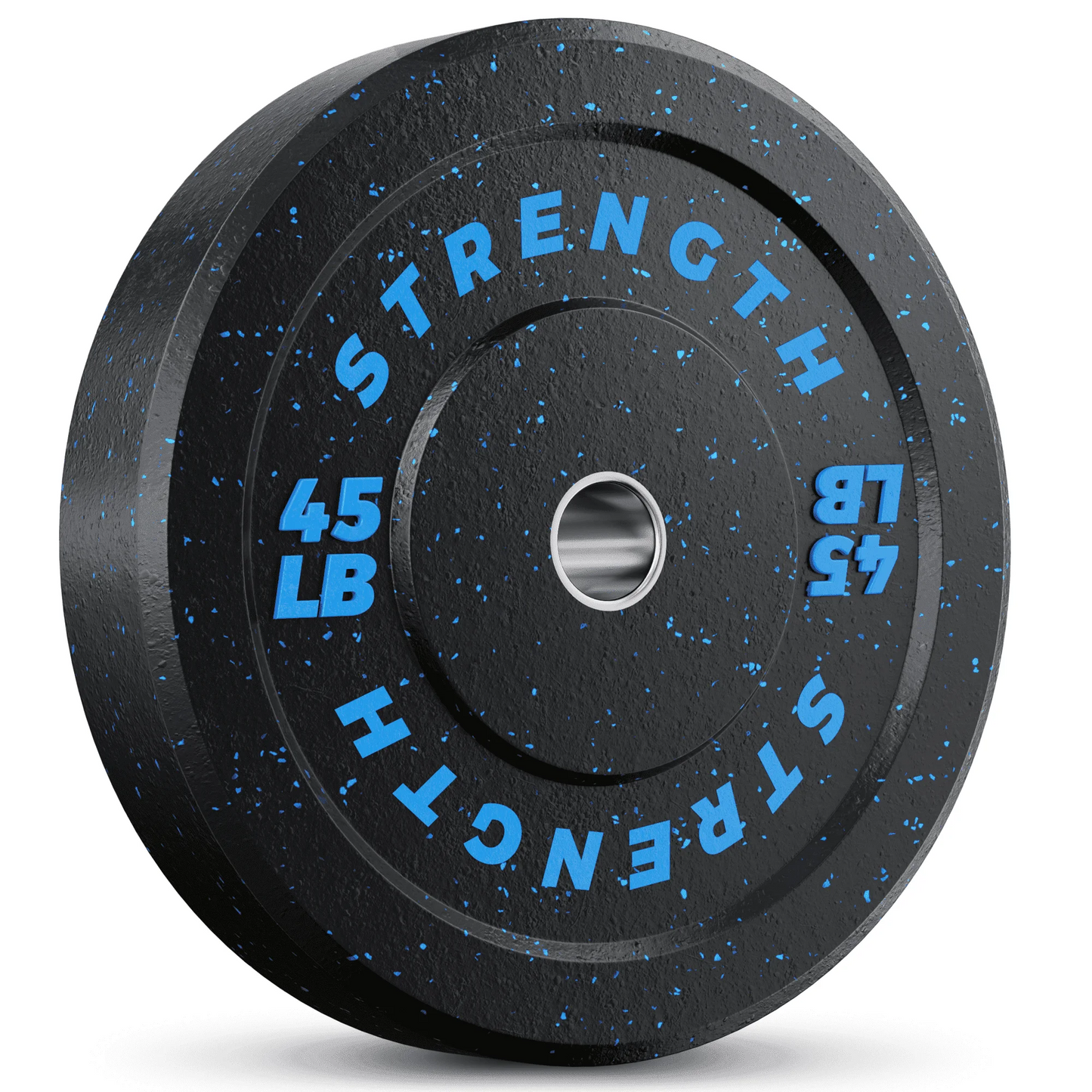 GIKPAL 45lb 2-inch Olympic Weight Plates, Durable Recycled Rubber - Low Noise & Floor Protection - Quick Identification, 10lb to 55lb Weights - Ideal for Weightlifting & CrossFit