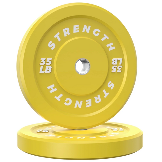 GIKPAL 70lbs 2-inch Olympic Weight Plates,10lb to 45lb Rubber Bumper Plates with Steel Hub for Strength Training, Weightlifting, Crossfit,Weight Plate for Barbell