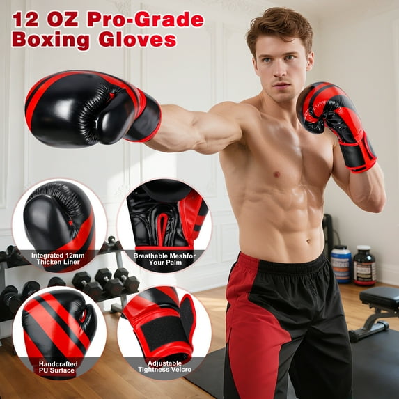 GIKPAL Indoor Freestanding Punching Bag for Adult Teens,70" -180lbs Heavy Duty Fitness Training Bag with Suction Cup Base for MMA Muay Thai Fitness