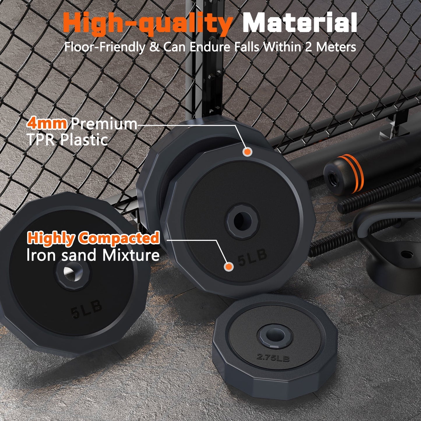 GIKPAL 45lb 4-in-1 Adjustable Dumbbells Set with Connector – Convertible Free Weights for Barbell, Kettlebells & Push-Up Stand, Home Gym Fitness Equipment for Men & Women