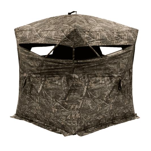 GIKPAL 3 Person Portable Hunting Blind Pop-Up Ground Blind w/Tie-downs & Carrying Bag