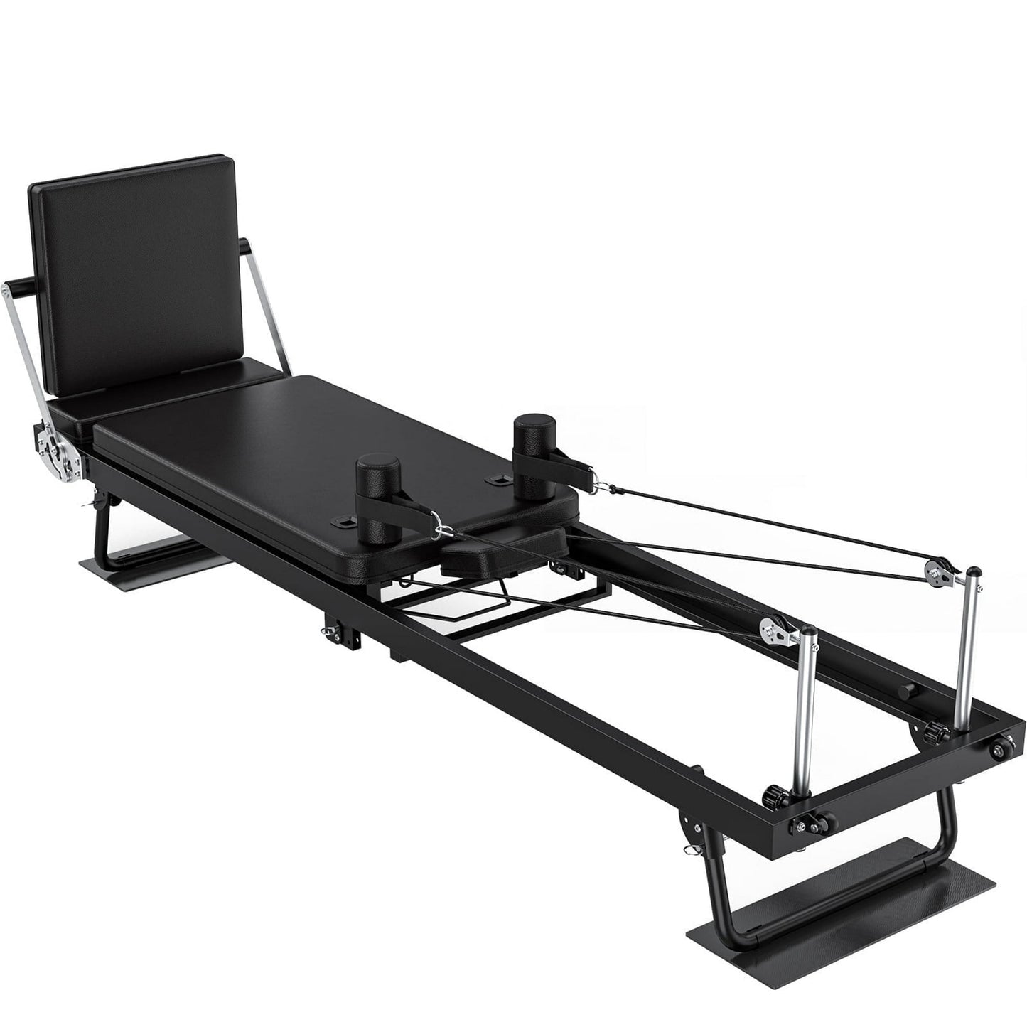 GIKPAL 92" Foldable Pilates Reformer Machine for Home Gym,Balanced Body Pilates Exercise Equipment with Jump Board