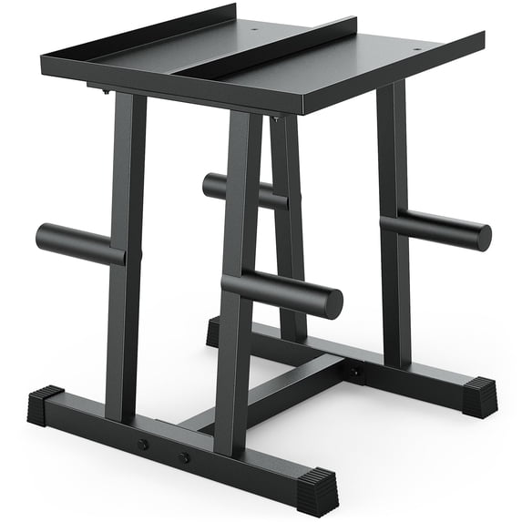 GIKPAL Adjustable Dumbbell Rack with Plate Storage, Space-Saving Home Gym, 600 lb