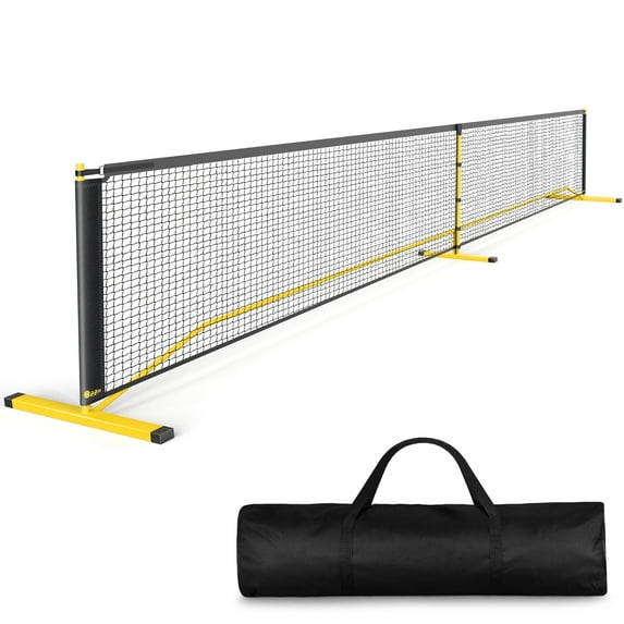 GIKPAL Portable Pickleball Net with Carrying Bag, 22 FT Pickle Ball Net System for Driveway Backyard