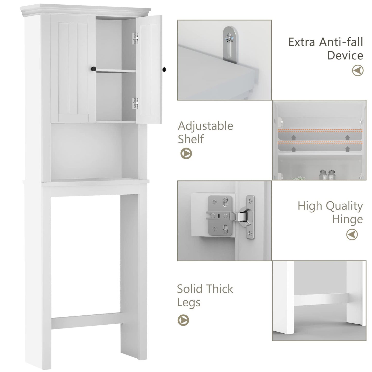 Renfox Over The Toilet Storage Cabinet