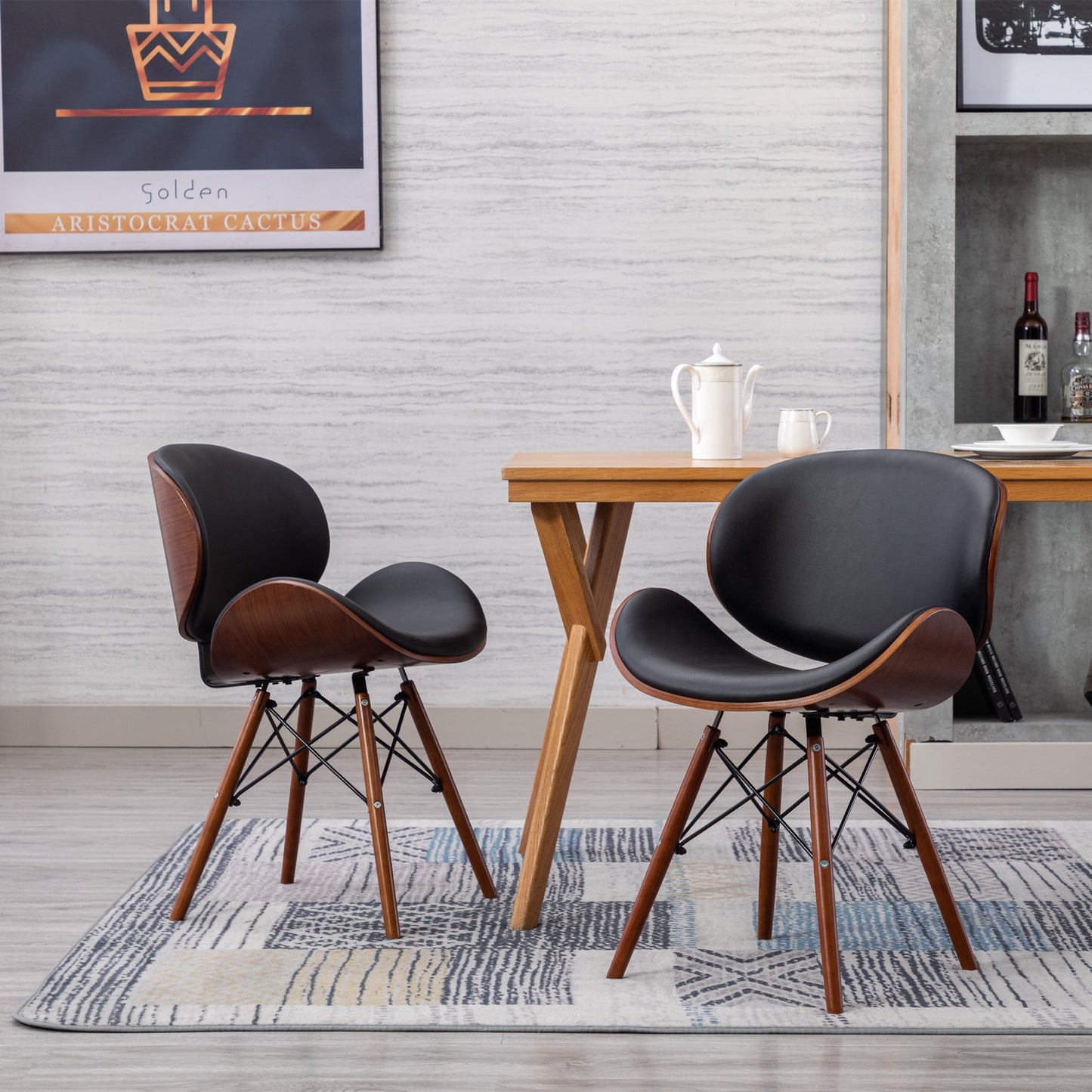 Renfox Mid-Century Modern Accent Chairs