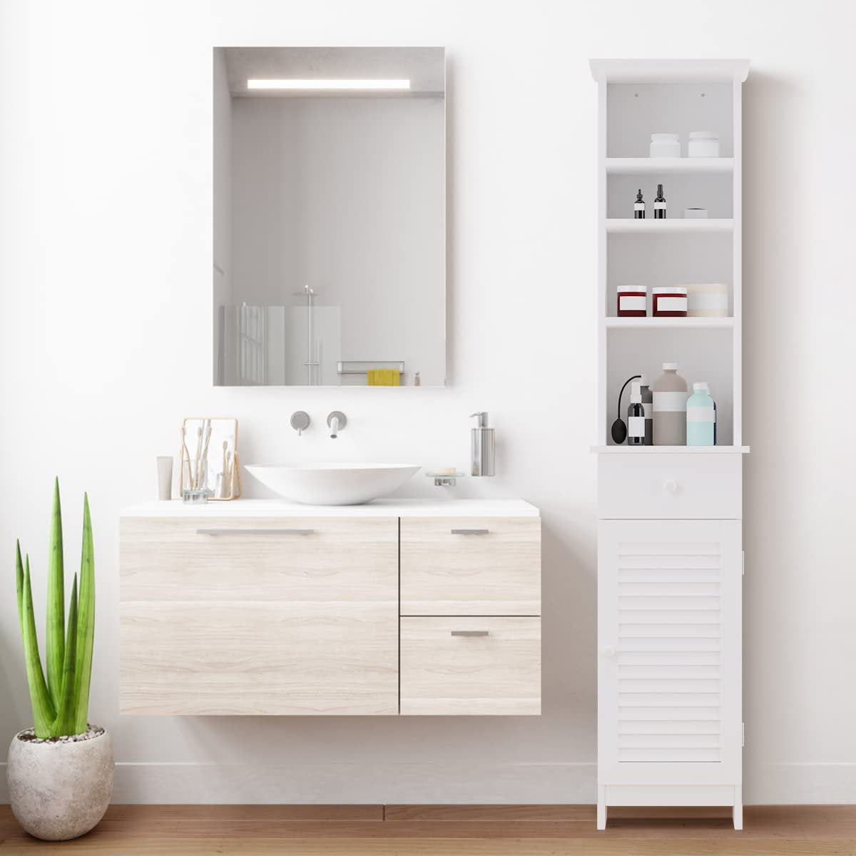 Renfox Bathroom Storage Cabinet