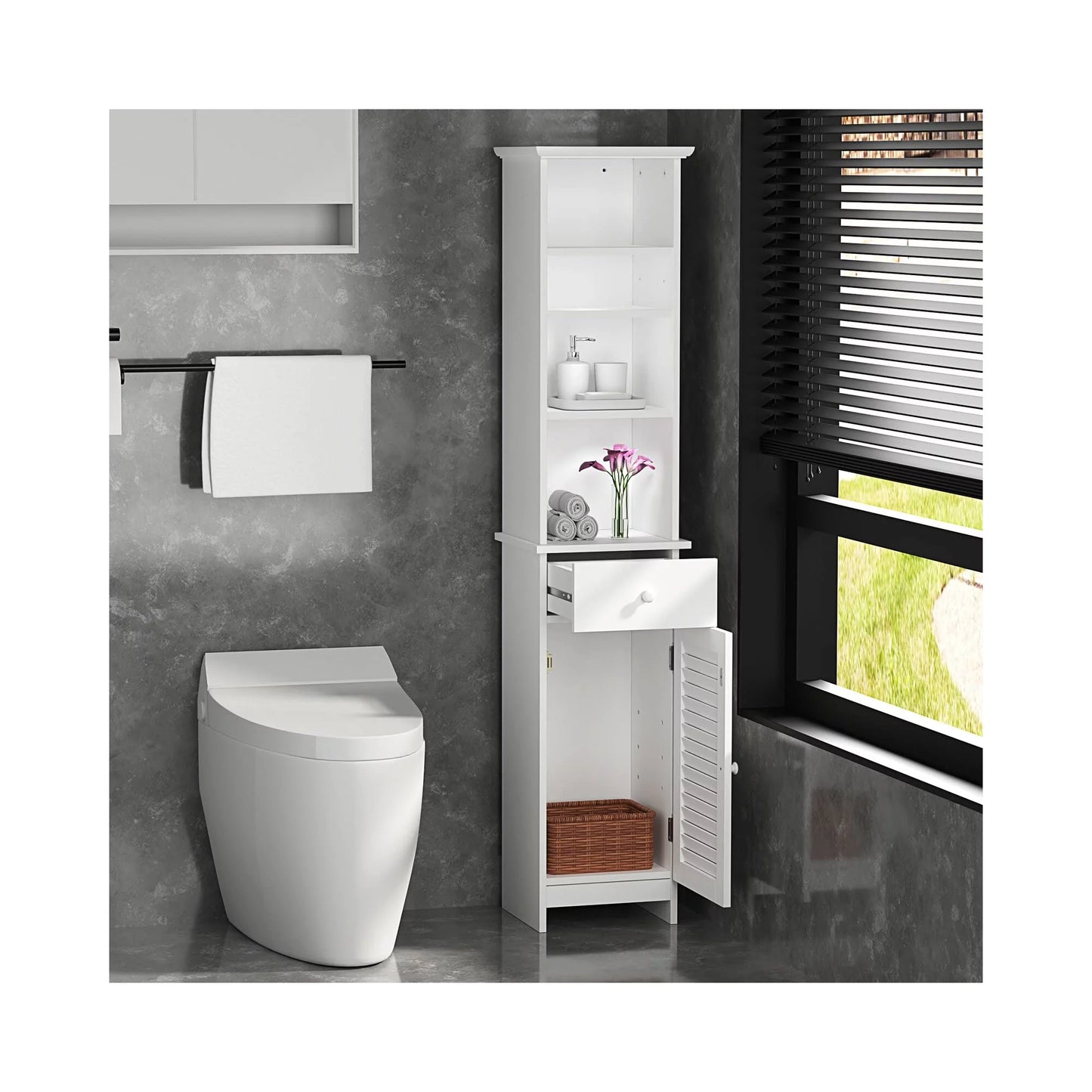 Renfox Bathroom Storage Cabinet